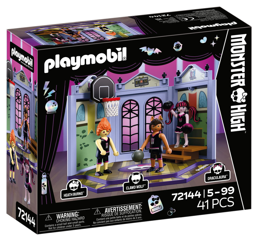 Monster High Casketball Court Playset with Draculaura, Clawd Wolf, Heath Burns V1946