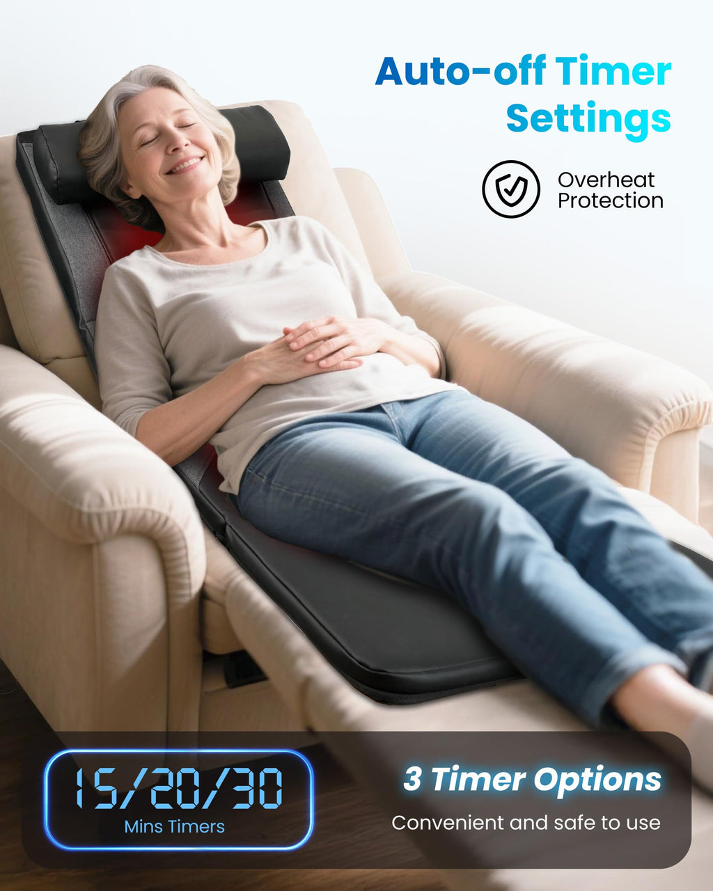 Graphene Heating Full Body Massage Mat with Heat N263913
