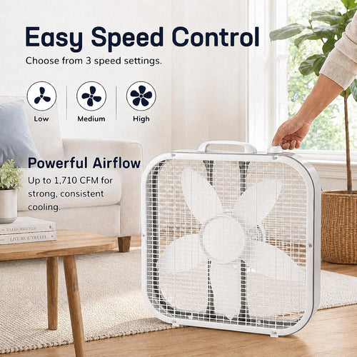 20 Inch 3-Speed Box Fan I141906