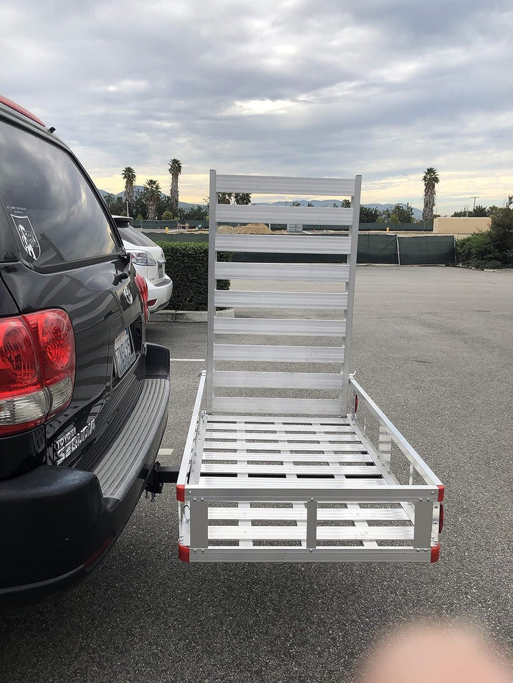 Aluminum Hitch Mount Wheelchair Carrier with 47" Ramp P9941