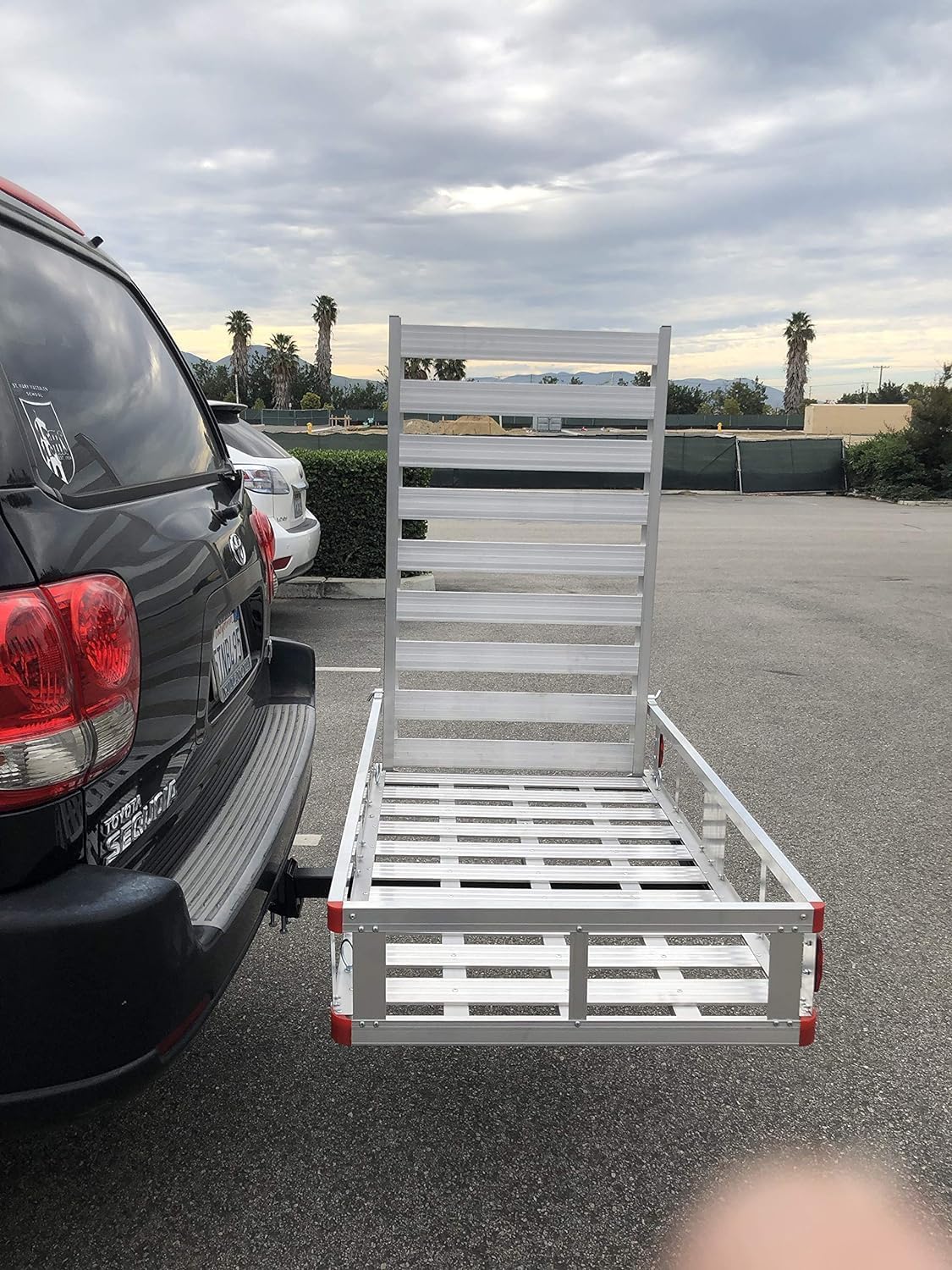 Aluminum Hitch Mount Wheelchair Carrier with 47" Ramp P9941