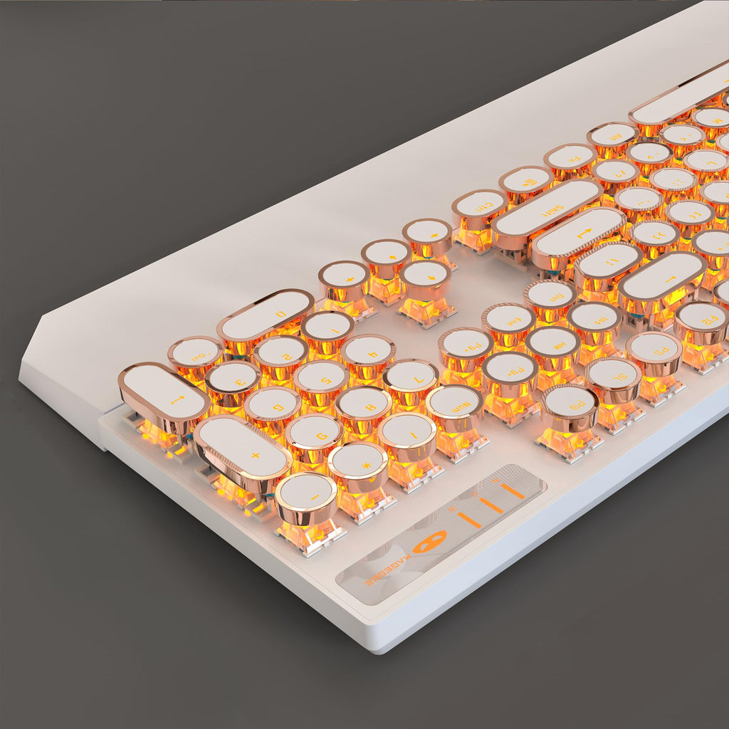 Wired Mechanical Gaming Keyboard with Magnetic Wrist Rest R714857