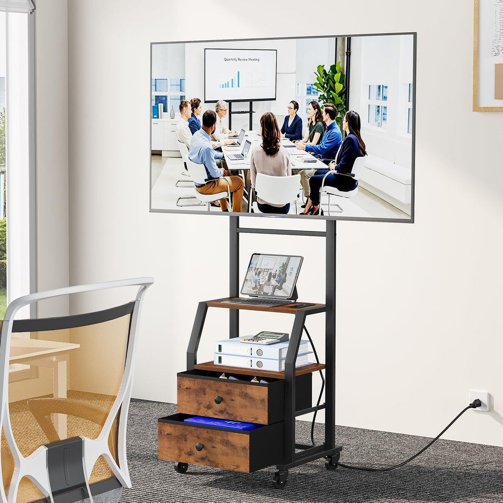 Rolling TV Stand for 32-55 Inch TVs J908741
