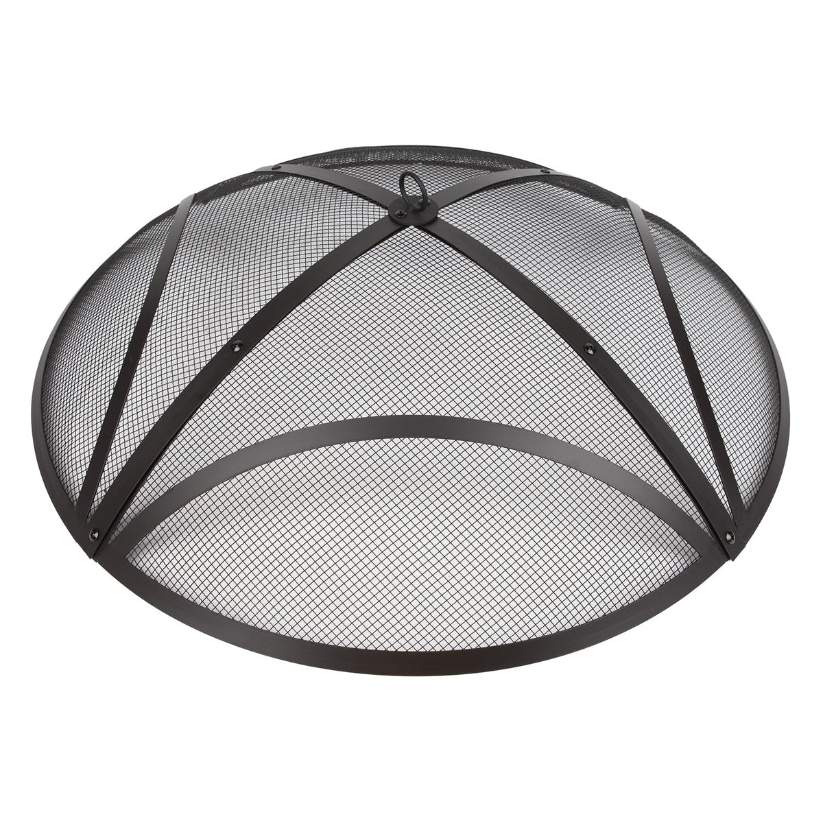 32In Reinforced Steel Round Fire Pit Screen Cover Y2037