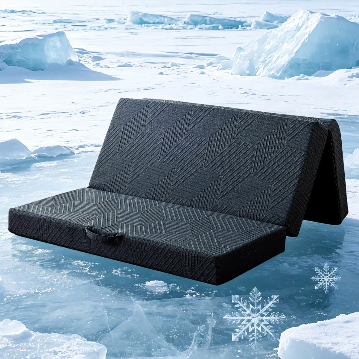 6 Inch Foldable Memory Foam Mattress Queen Size K48106