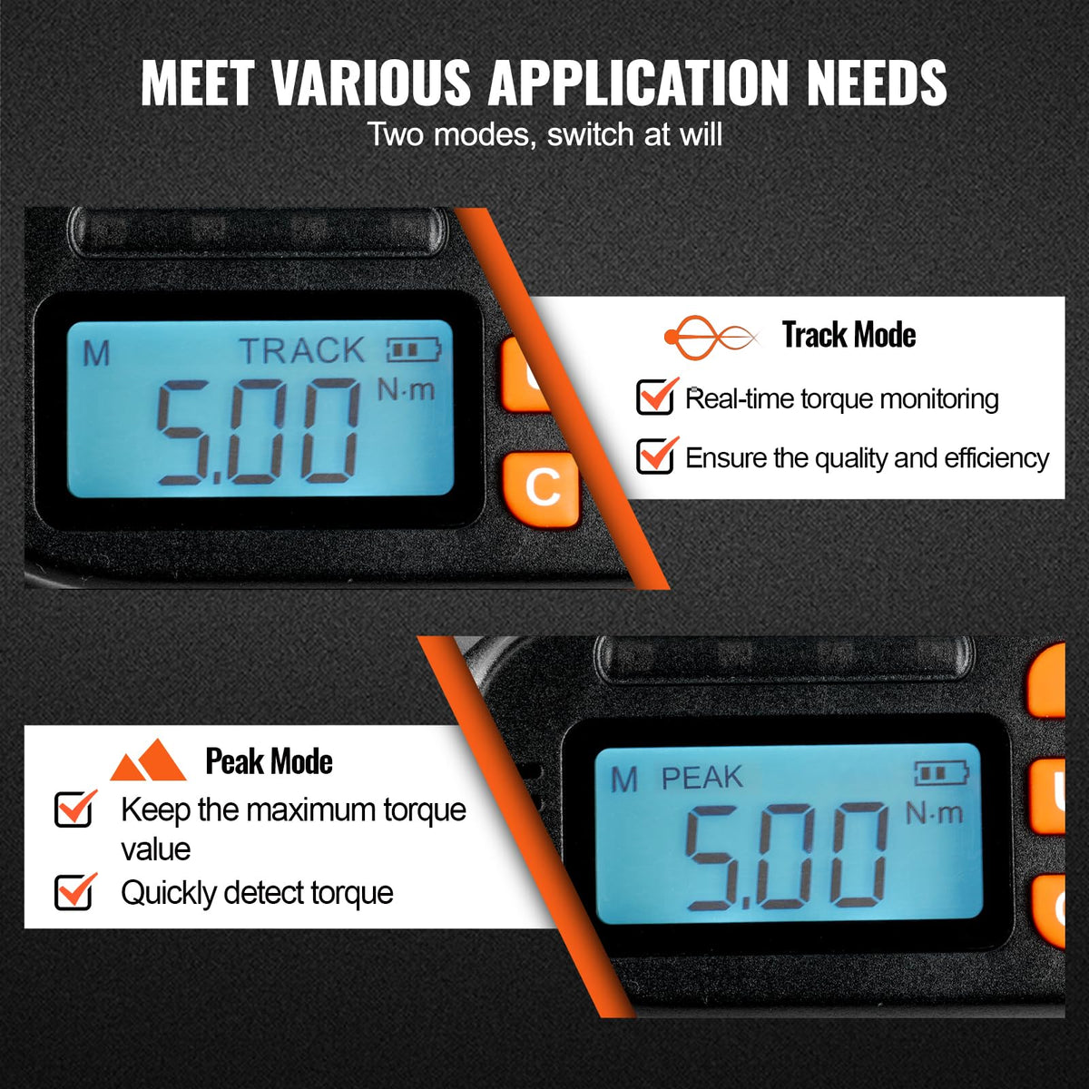 1/4" Drive Digital Torque Screwdriver with LCD, Bits & Case P797146