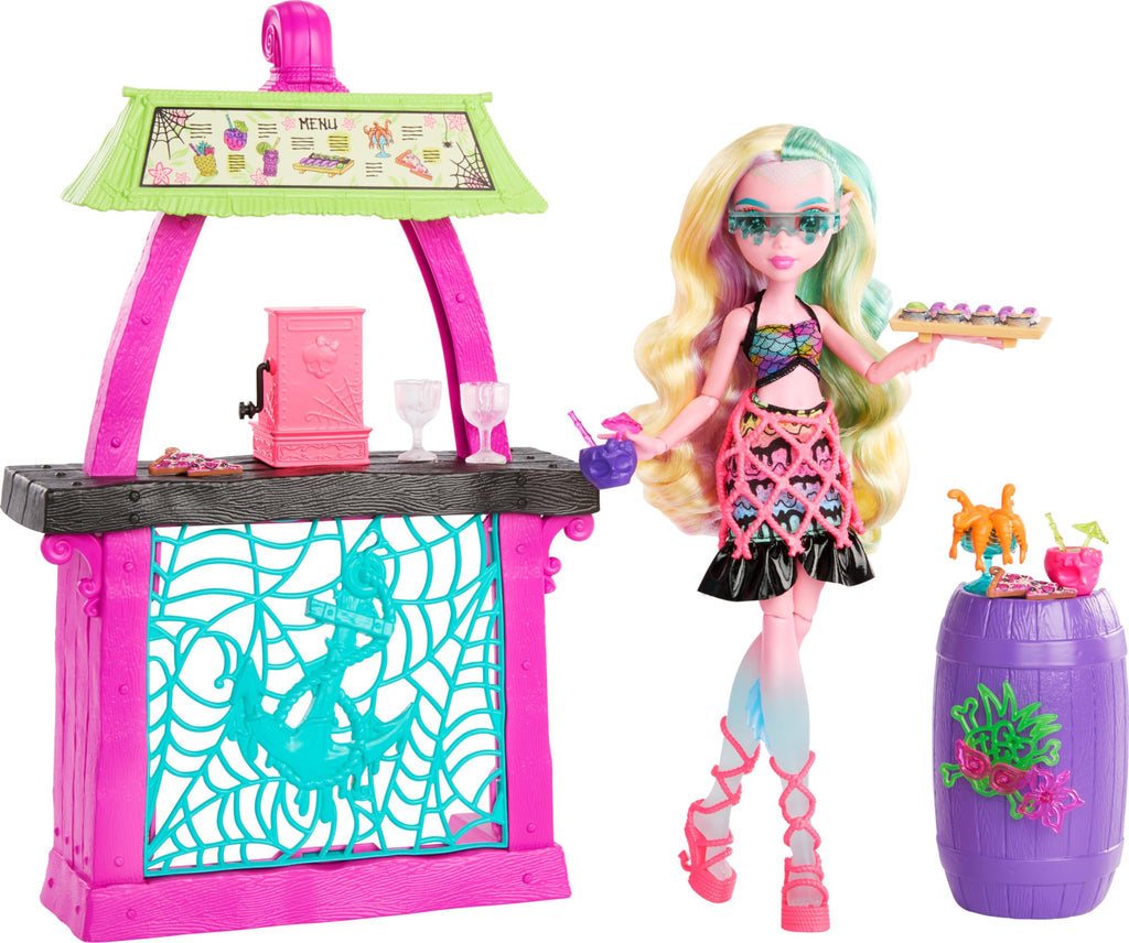 Doll & Playset with Food Accessories & Color-Change Drinks R381663