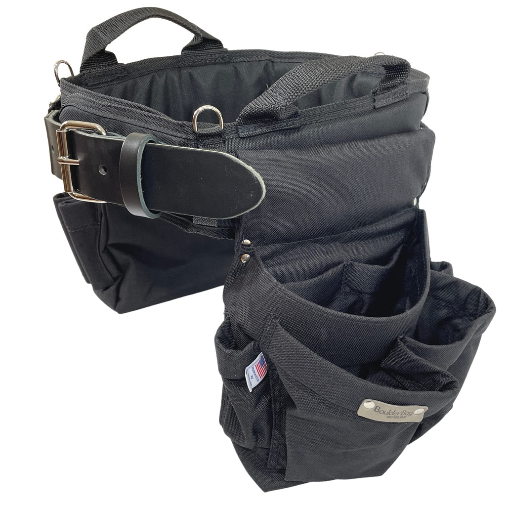 Black Leather Heavy Duty Tool Belt S9879