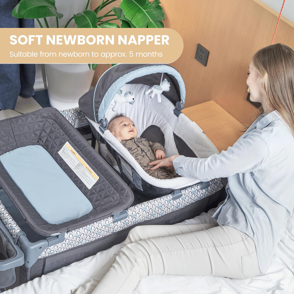 5 in 1 Foldable Baby Crib Playpen M351698
