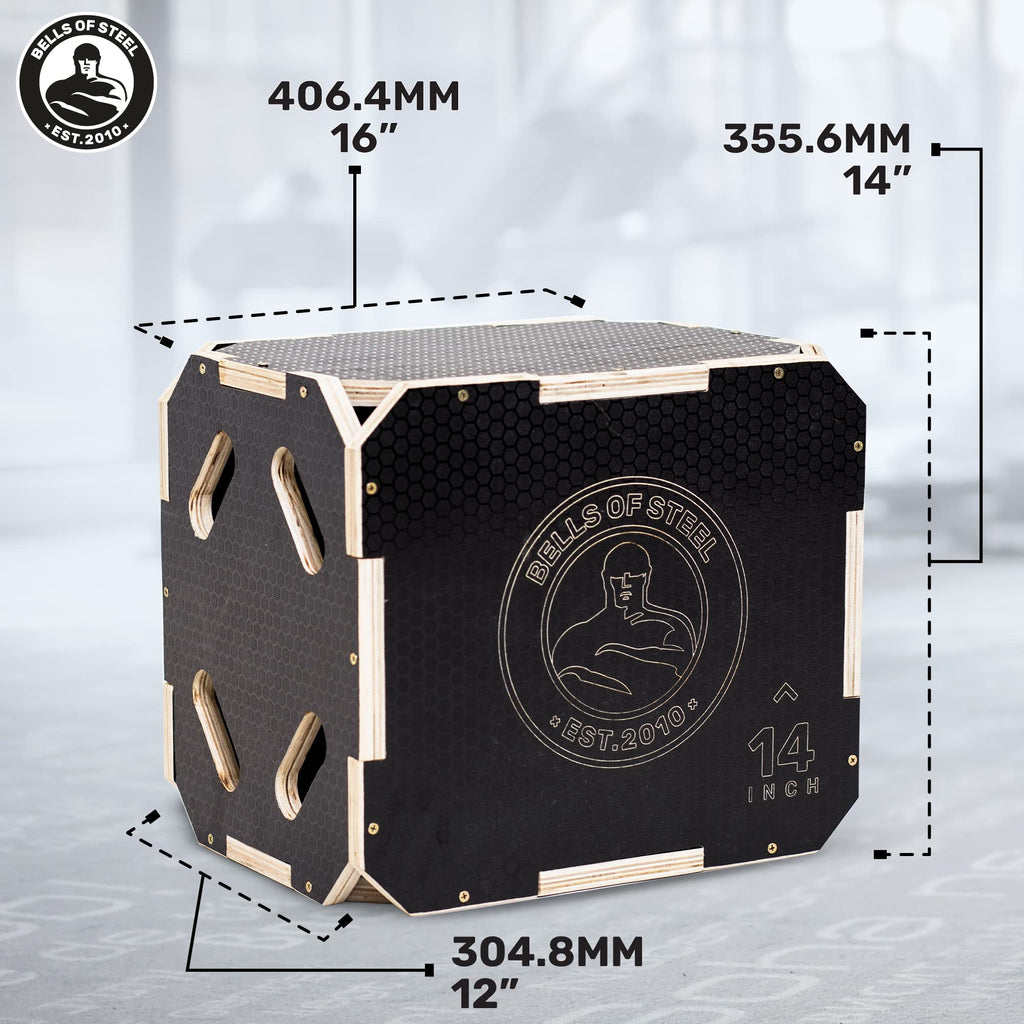 3-in-1 Anti-Slip Wooden Plyo Box N583