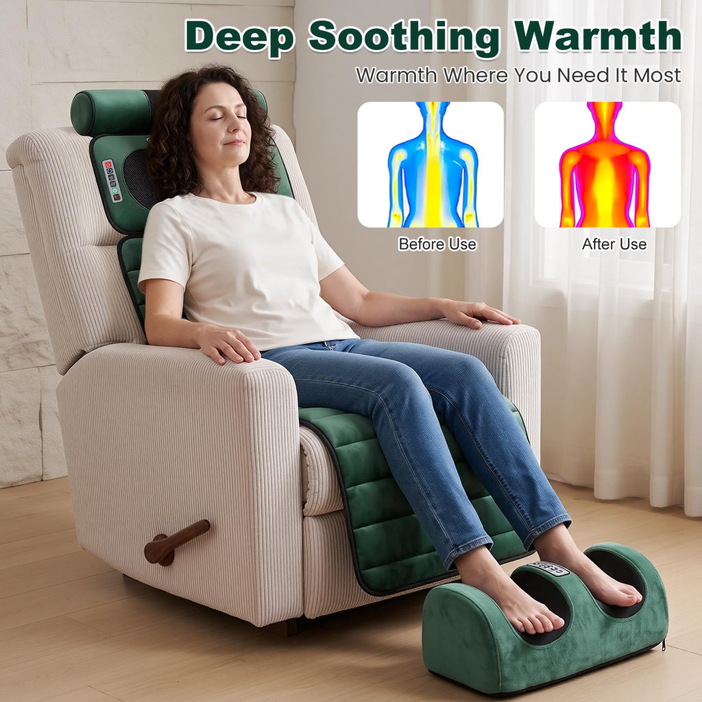 Vibrating Heating Full Body Massage Mat L122275