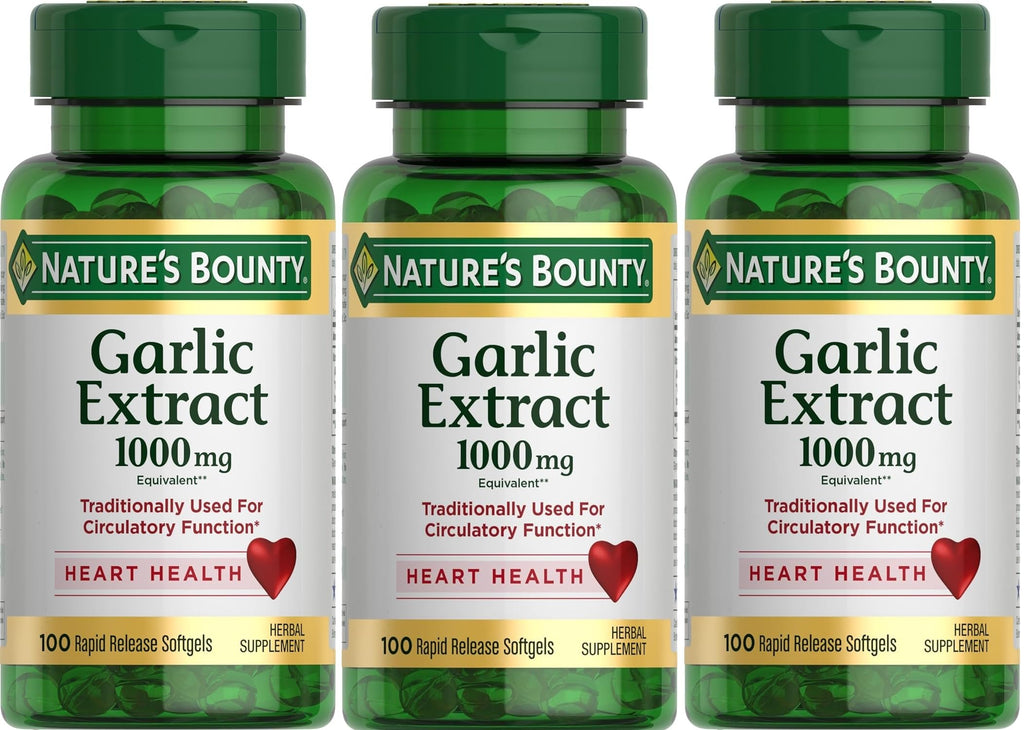 Garlic Extract Supplement, 1000mg, 100 Count R74319