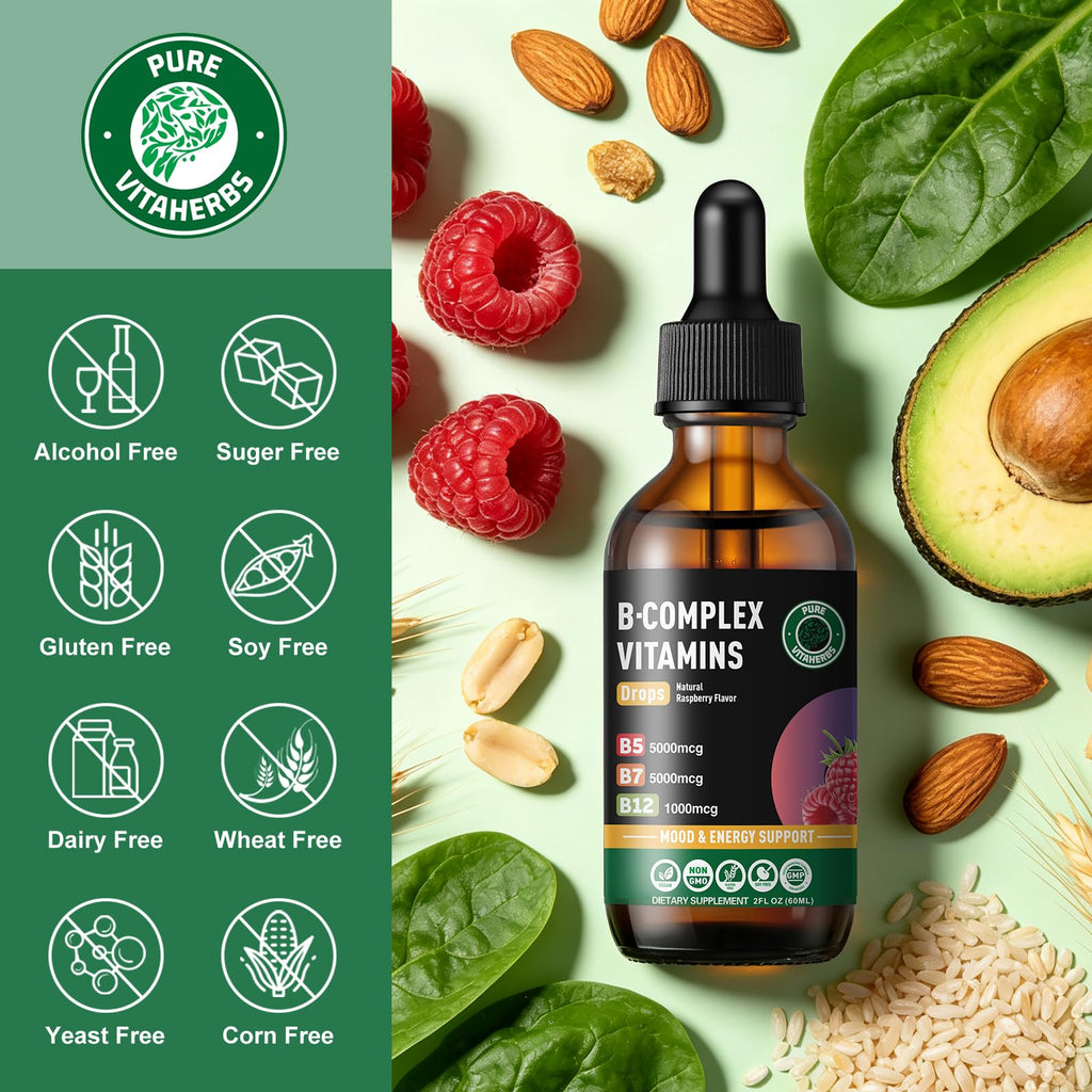 B-Complex & Biotin Drops 2 Fl Oz N90741