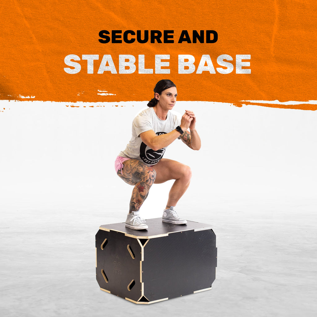 3-in-1 Anti-Slip Wooden Plyo Box N583