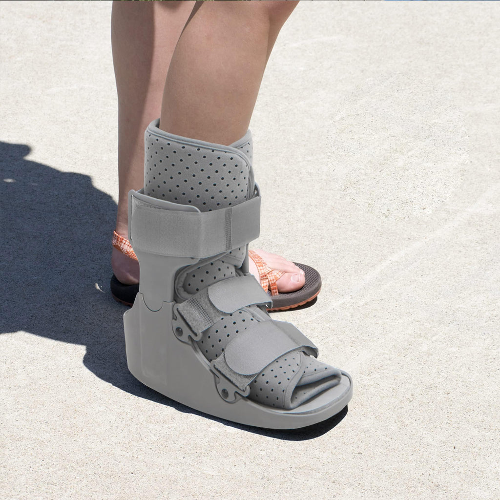 Orthopedic Walking Boot Gray-Large Q785