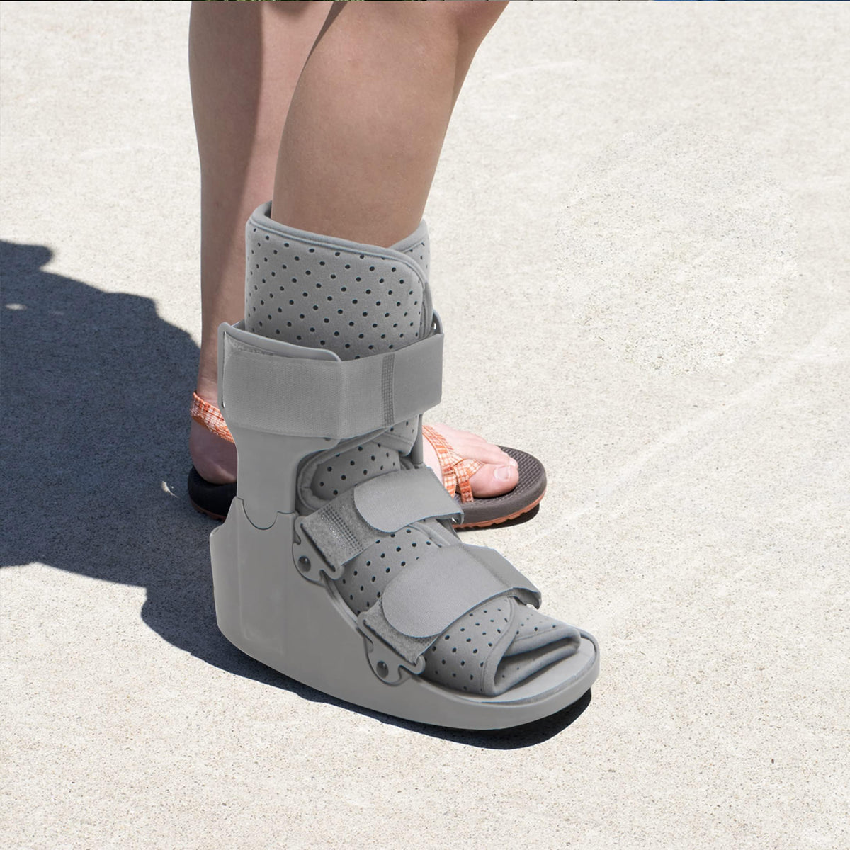 Orthopedic Walking Boot Gray-Large Q785