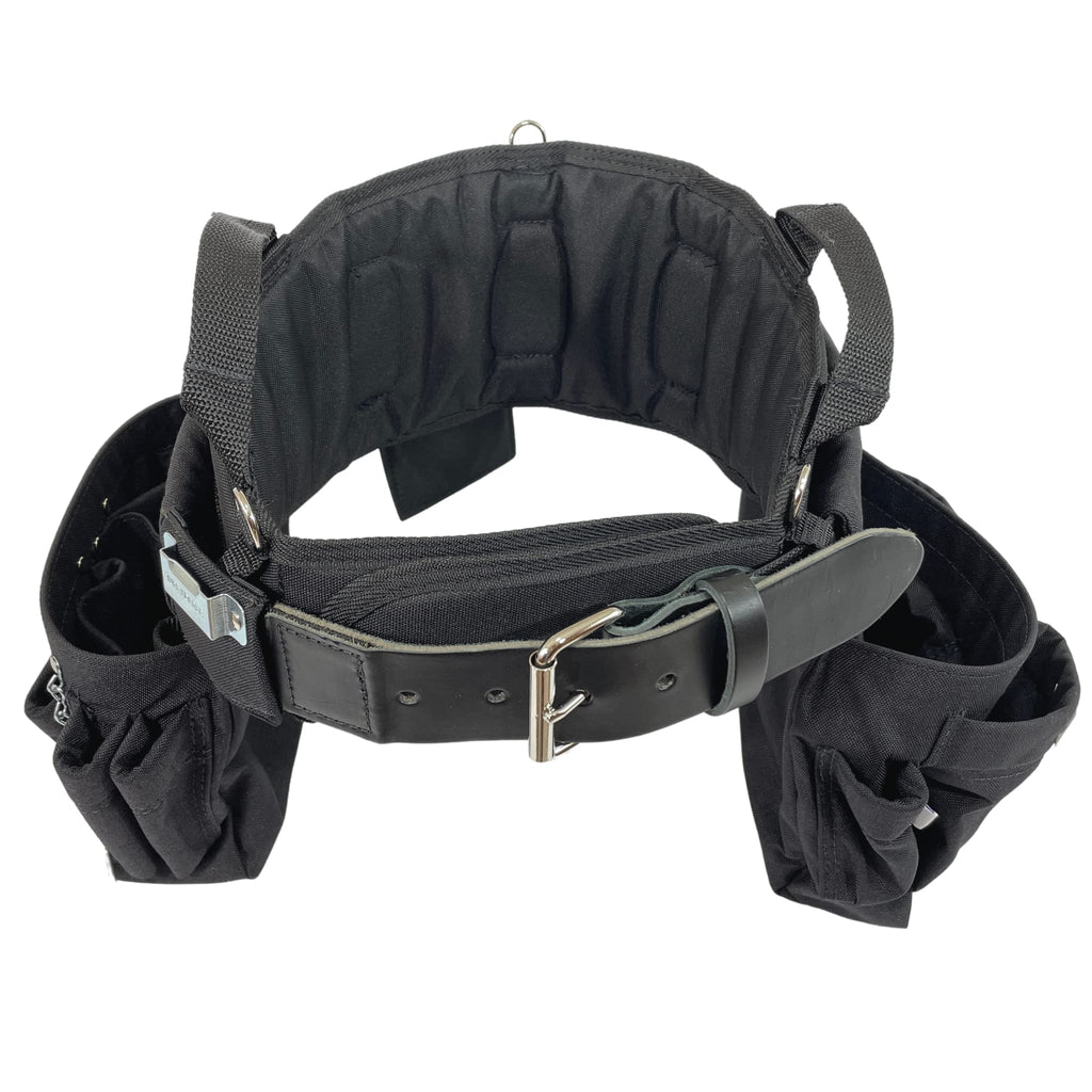 Black Leather Heavy Duty Tool Belt S9879