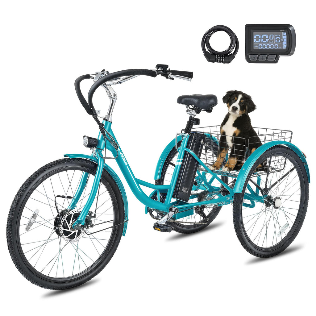 26 in 7 Speed Electric Trike with 36V 13Ah Battery G10526