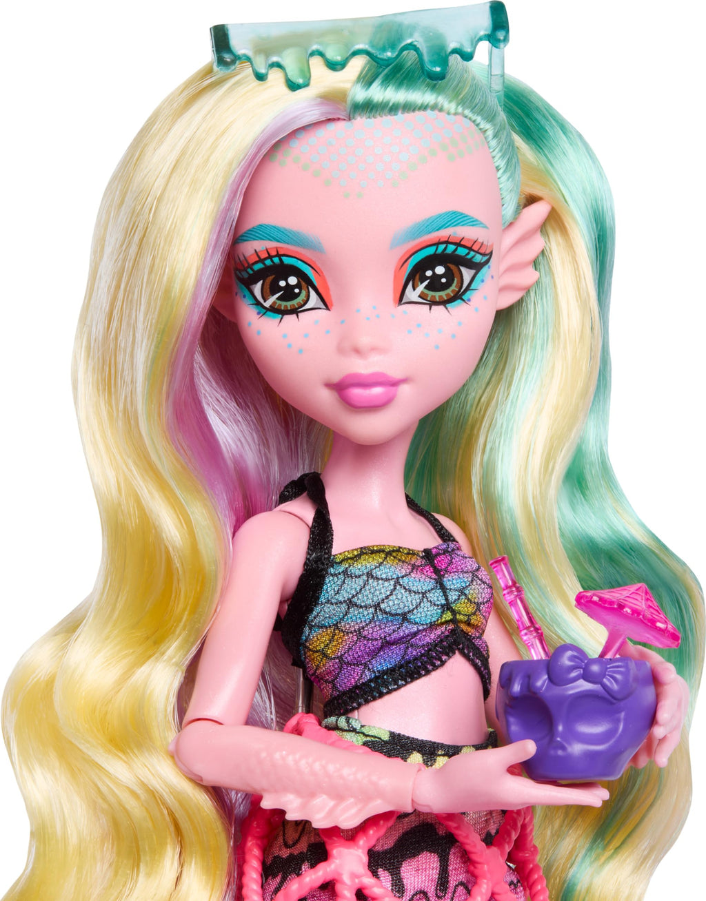 Doll & Playset with Food Accessories & Color-Change Drinks R381663