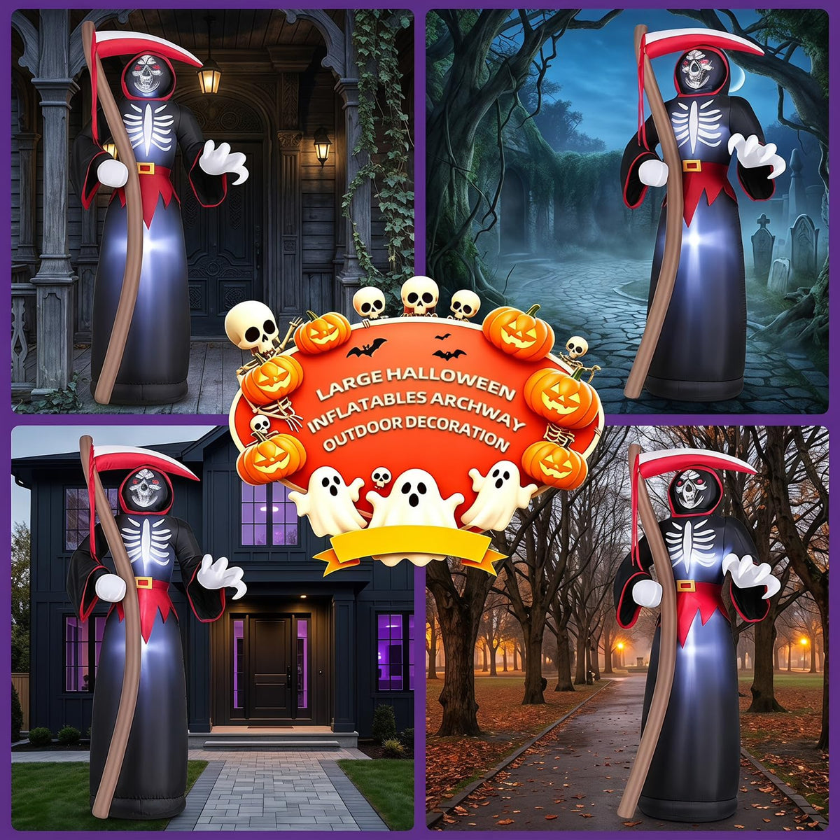 8FT LED Inflatable Outdoor Yard Decor B657222