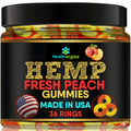 Hemp Gummies Peach Rings C80002
