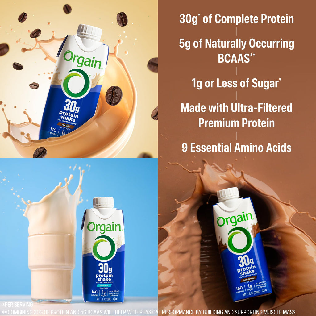 30g High Protein Dairy Shake, 5g BCAAs, 11 oz, 12pk Y7692