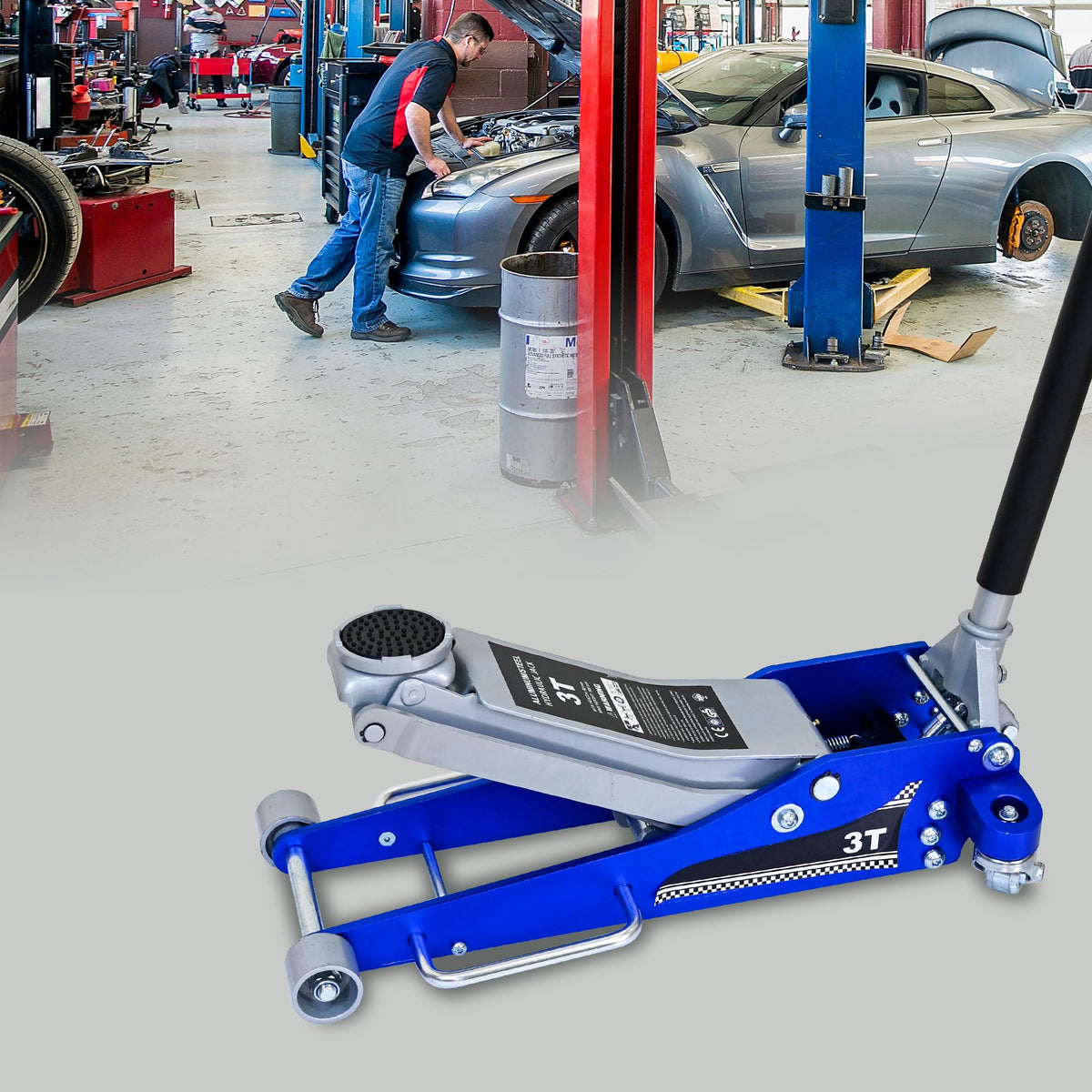 3 Ton Low Profile Hydraulic Floor Jack A8862