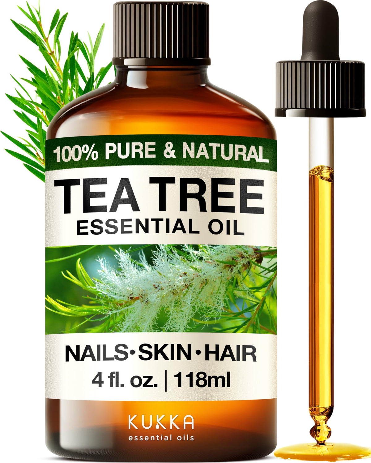 Lavender & Tea Tree Essential Oil Set 2x4 fl oz D455