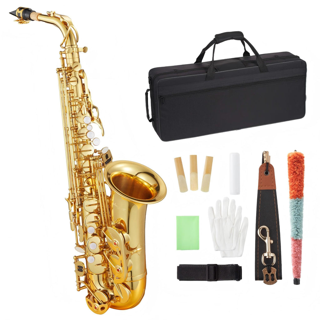 Alto Saxophone Copper Body Electroplated Gold Finish T722