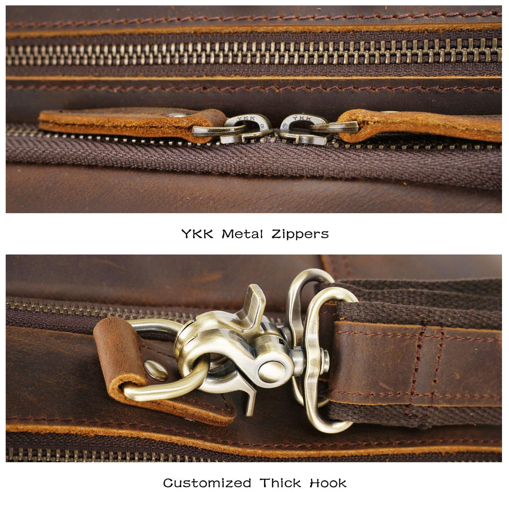 X-Large Full Grain Leather Briefcase L36003