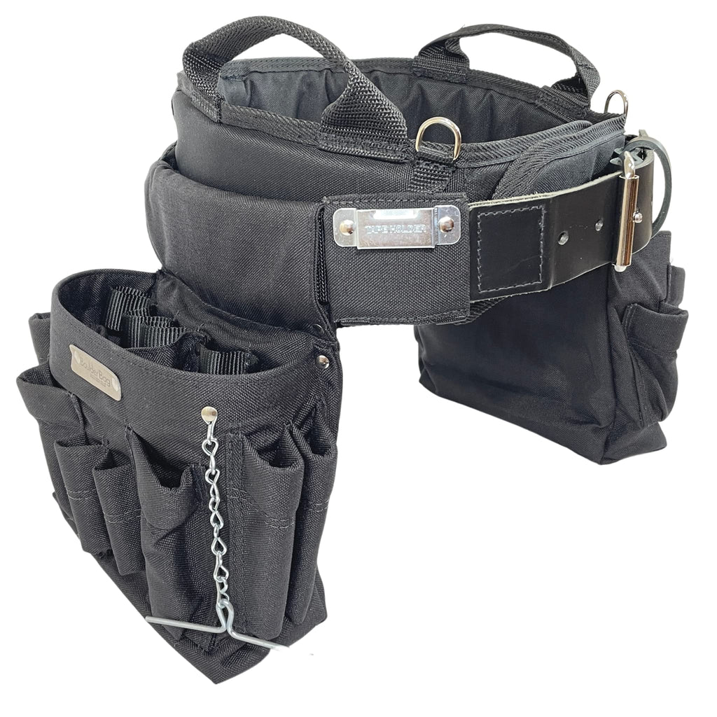 Black Leather Heavy Duty Tool Belt S9879
