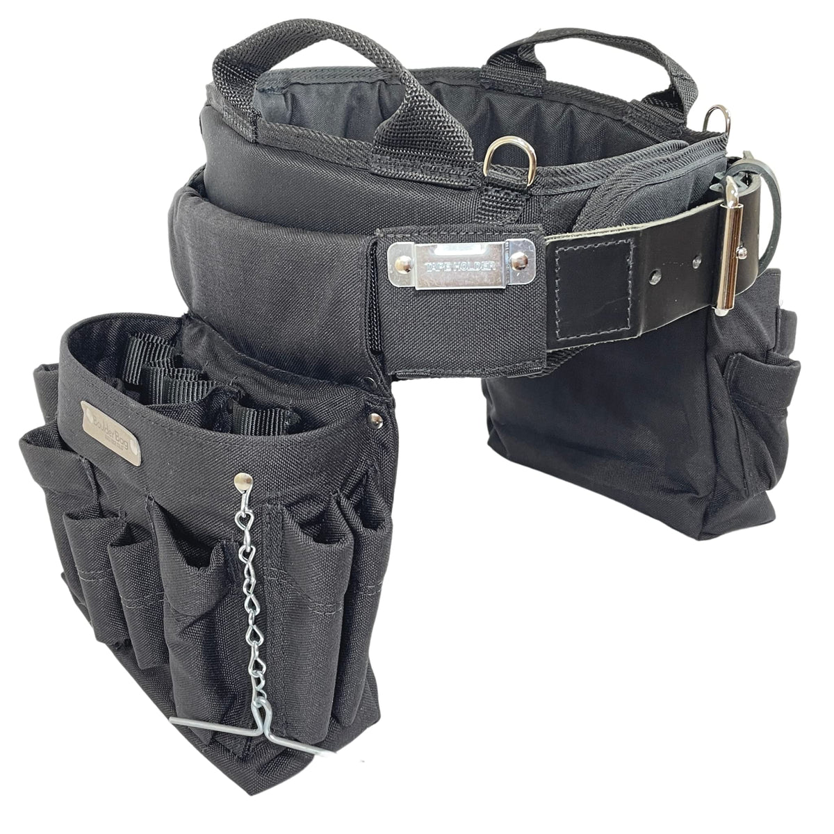 Black Leather Heavy Duty Tool Belt S9879