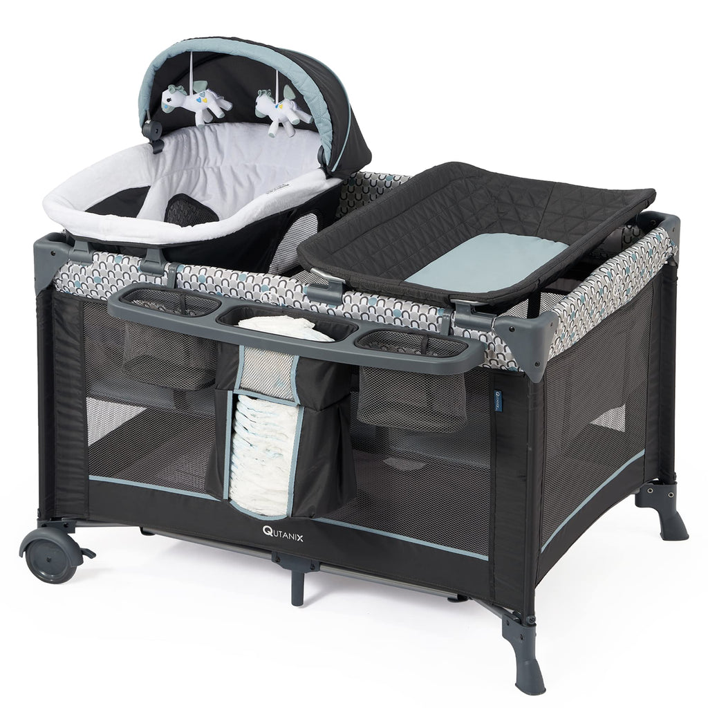 5 in 1 Foldable Baby Crib Playpen M351698