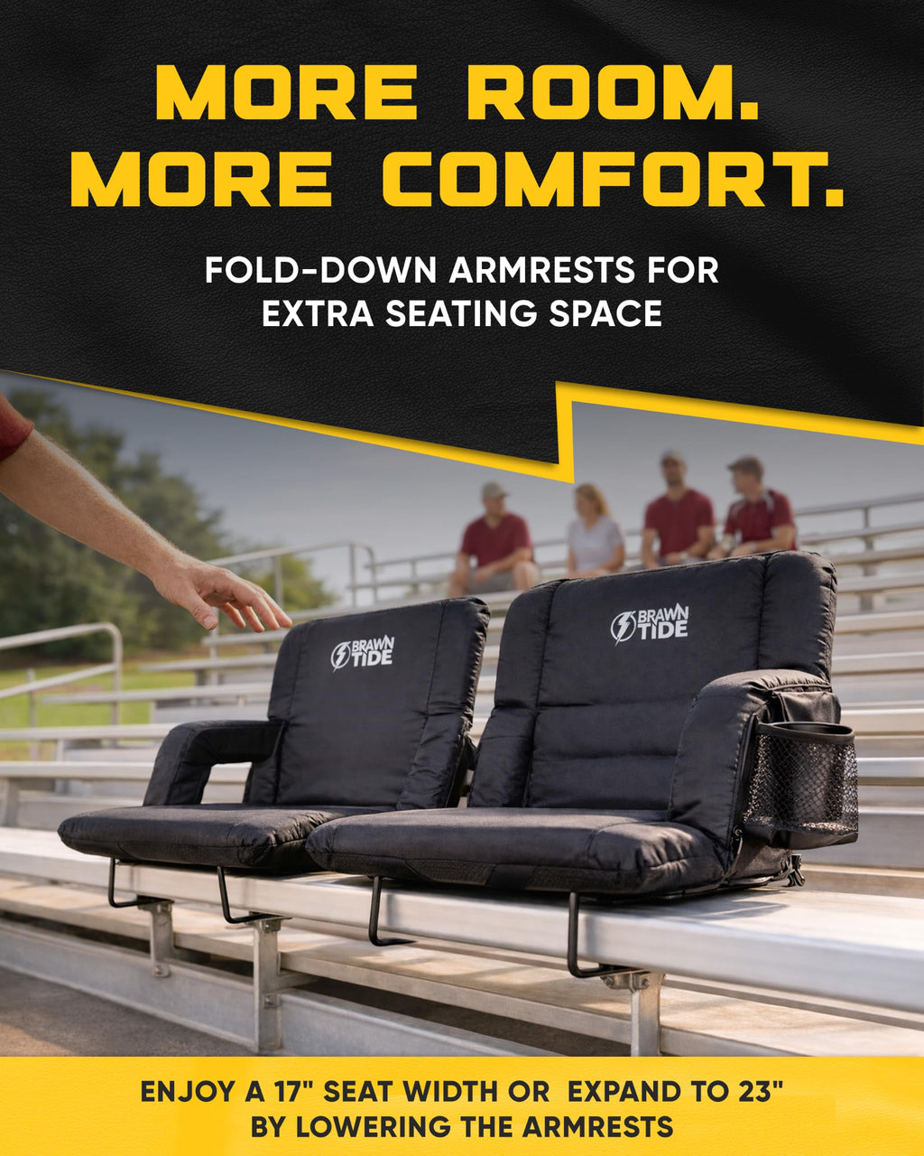Stadium Seat with Back Support I391717