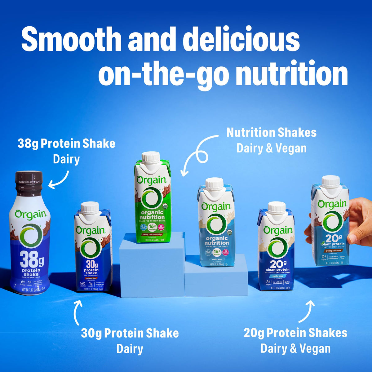 30g High Protein Dairy Shake, 5g BCAAs, 11 oz, 12pk Y7692