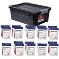 Emergency Entree Food Kit 128 Servings Freeze-Dried 25 Year Shelf Life Q124