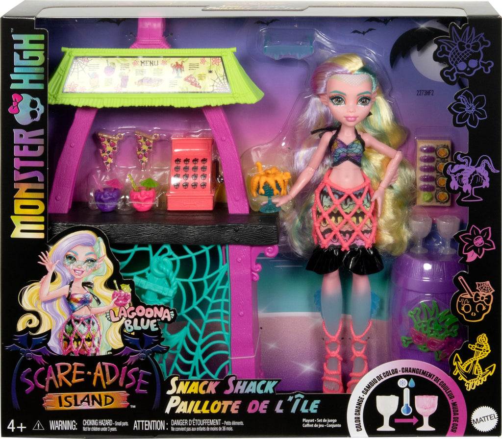 Doll & Playset with Food Accessories & Color-Change Drinks R381663