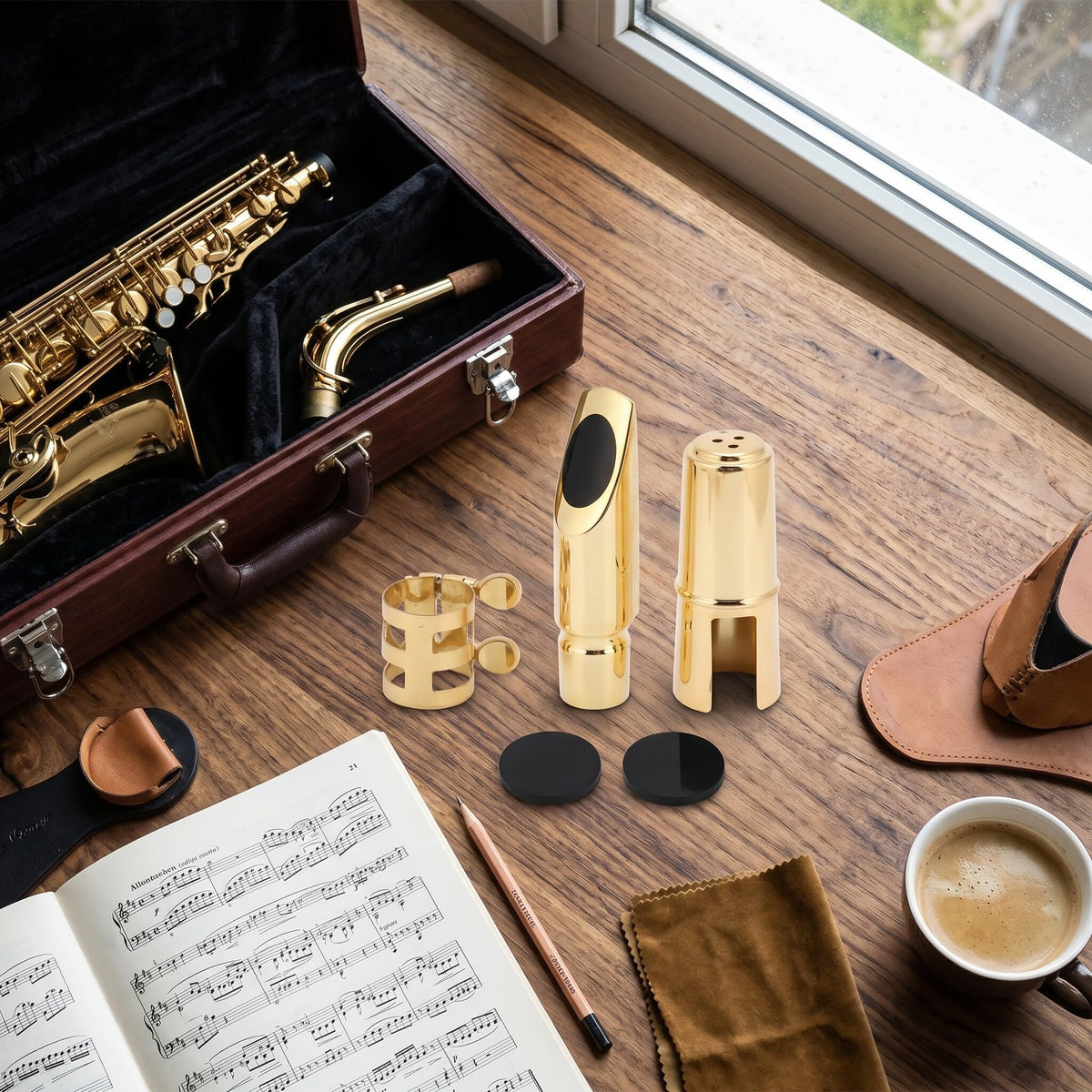 Metal Brass Saxophone Mouthpiece F2785