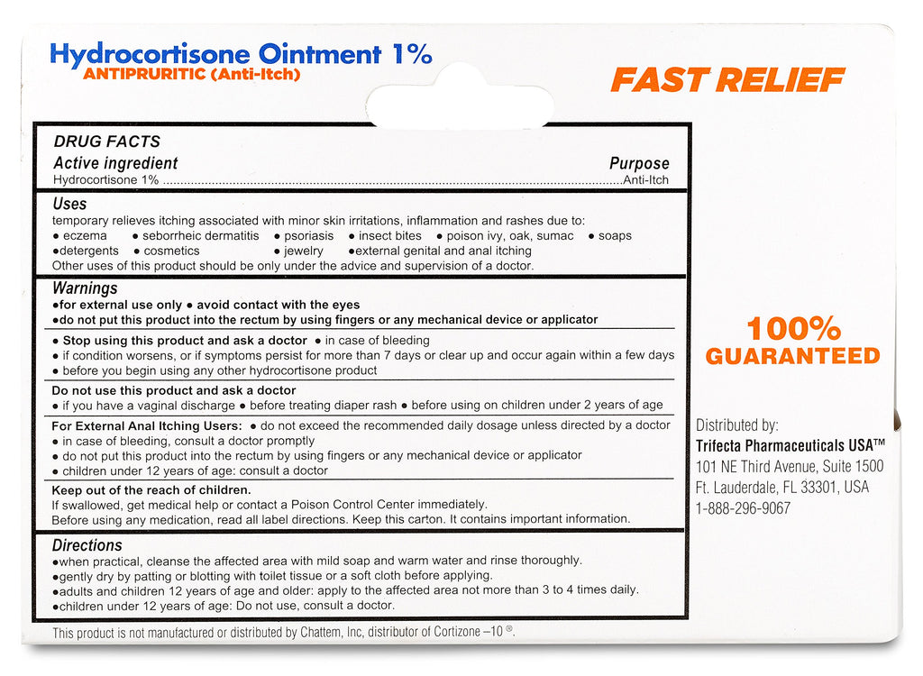 Hydrocortisone Ointment 1% 1 oz N1675