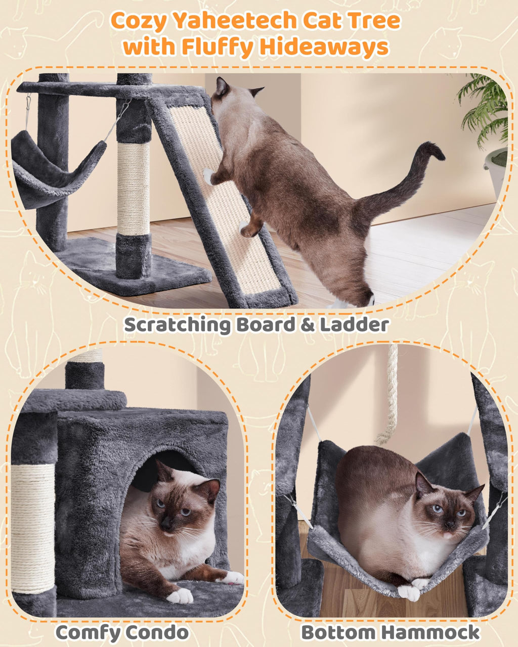 63in Large Cat Tree G470