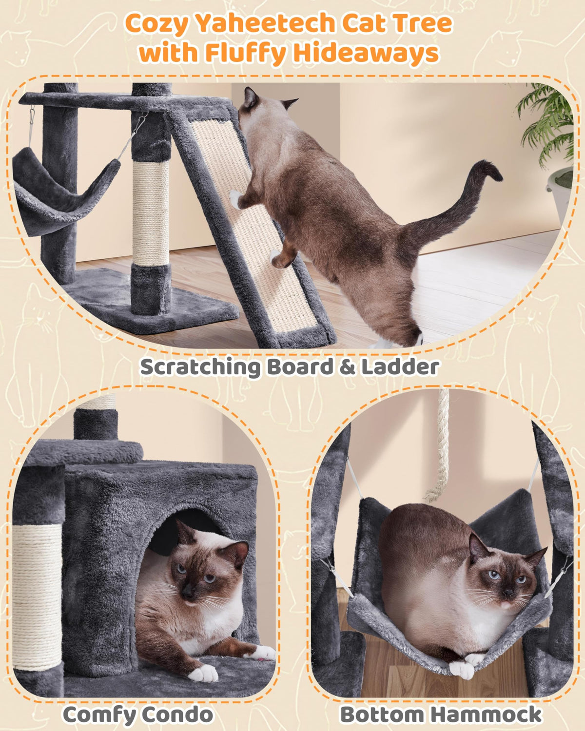 63in Large Cat Tree G470