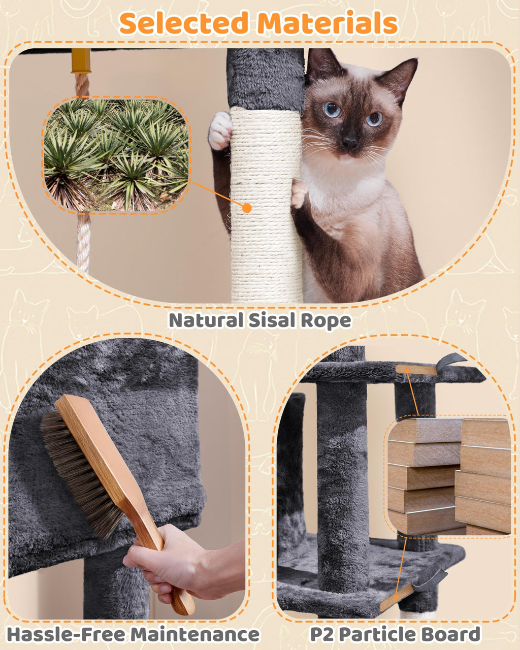 63in Large Cat Tree G470
